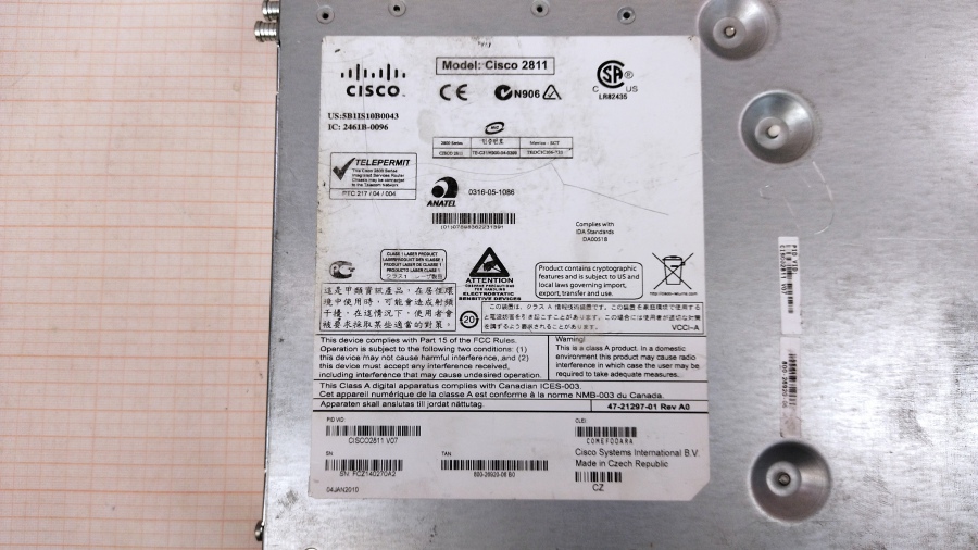 198-001-001 Маршрутизатор CISCO 2811 #11