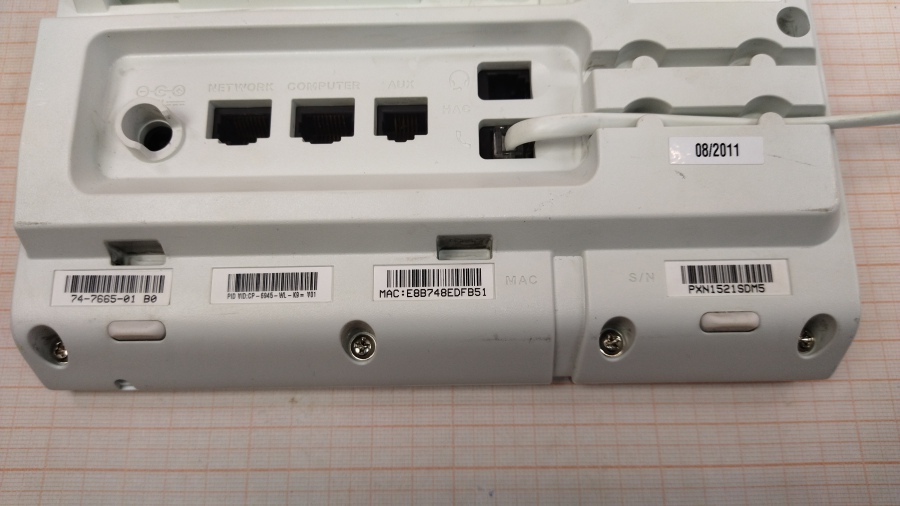 198-003-003 Телефон VoIP CISCO UC PHONE CP-6945 #9