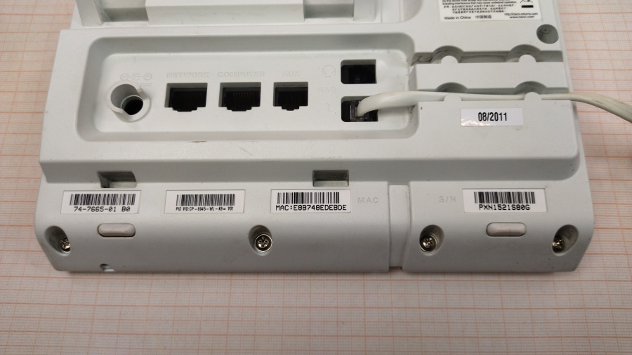 198-003-004 Телефон VoIP CISCO UC PHONE CP-6945 #9