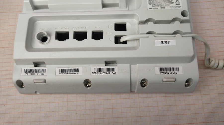 198-003-008 Телефон VoIP CISCO UC PHONE CP-6945 #9