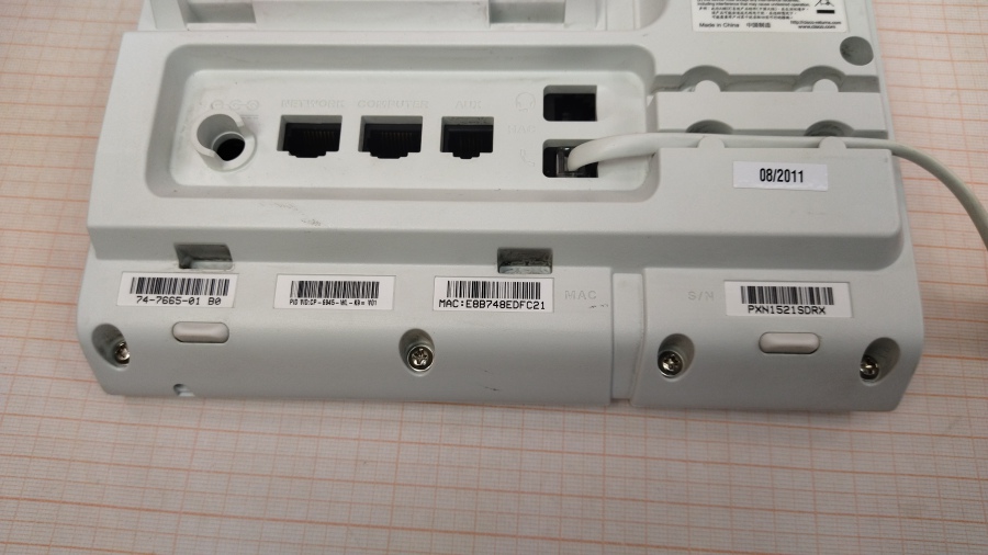 198-003-009 Телефон VoIP CISCO UC PHONE CP-6945 #9