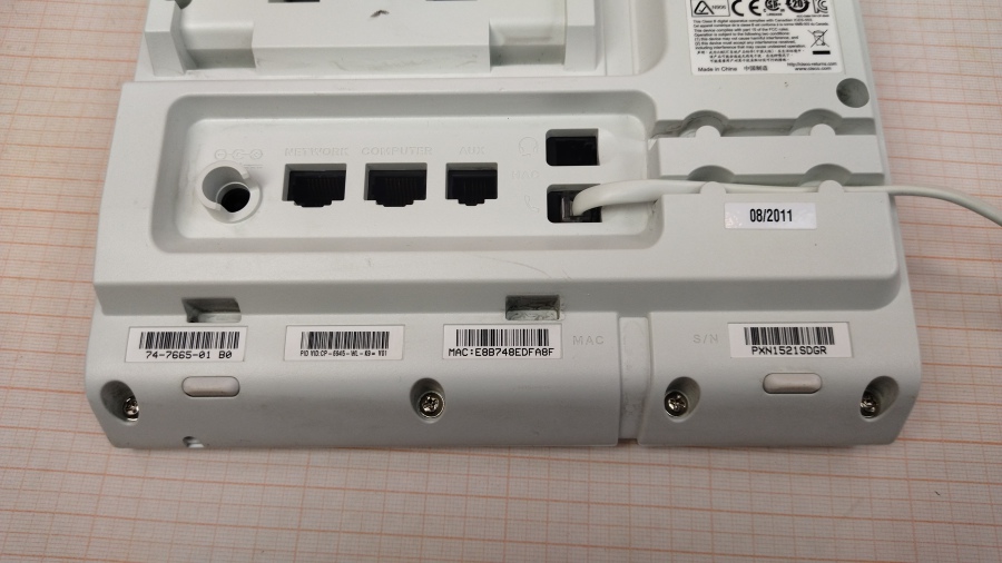 198-003-010 Телефон VoIP CISCO UC PHONE CP-6945 #9