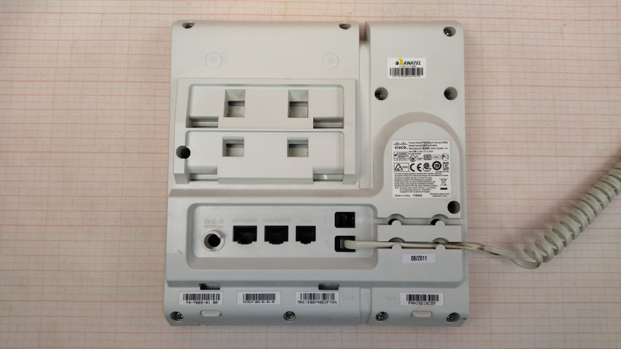 198-003-025 Телефон VoIP CISCO UC PHONE CP-6945 #8