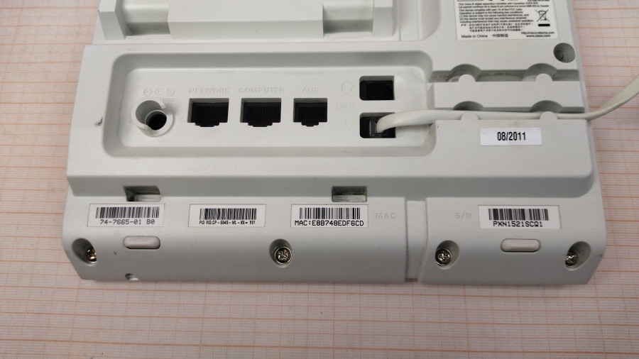 198-003-026 Телефон VoIP CISCO UC PHONE CP-6945 #9