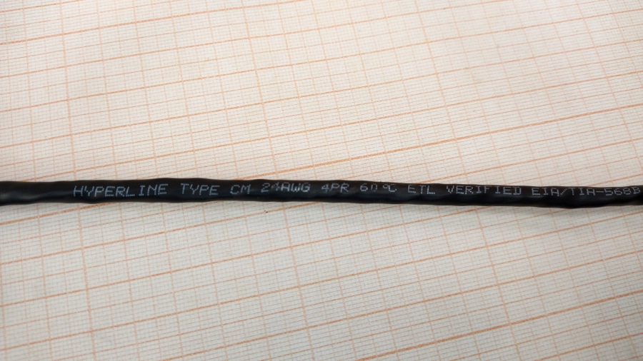 198-011-001 Кабель Patch Cord HYPERLINE UTP CAT.5E 4PR 24AWG 3M #3