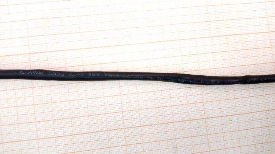 198-013-001 Кабель Patch Cord  UTP CAT.5E 4PR 24AWG 2M #3