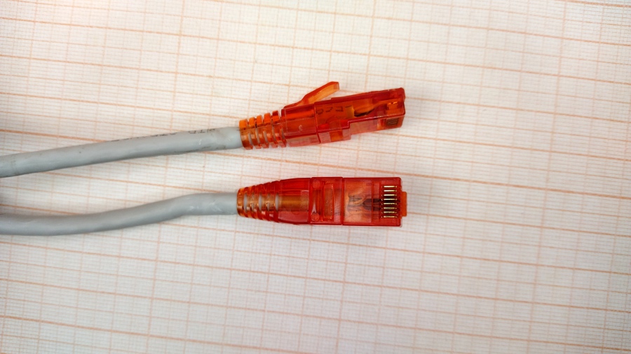 198-019-001 Кабель Patch Cord HYPERLINE UTP CAT.5E 4PR 24AWG 1.5M #2