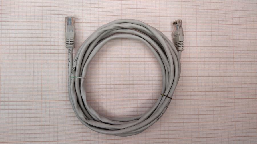 198-024-001 Кабель Patch Cord  UTP CAT.5E 4PR 24AWG 3M #1
