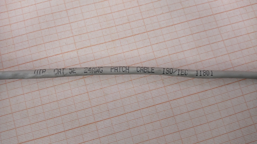 198-024-001 Кабель Patch Cord  UTP CAT.5E 4PR 24AWG 3M #3