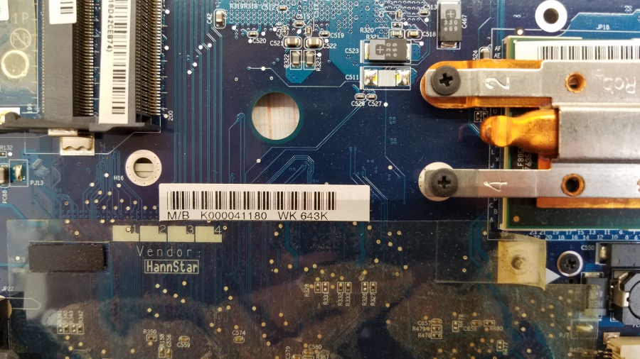 198-030-001 Ноутбук TOSHIBA SATELLITE A110-293 #17