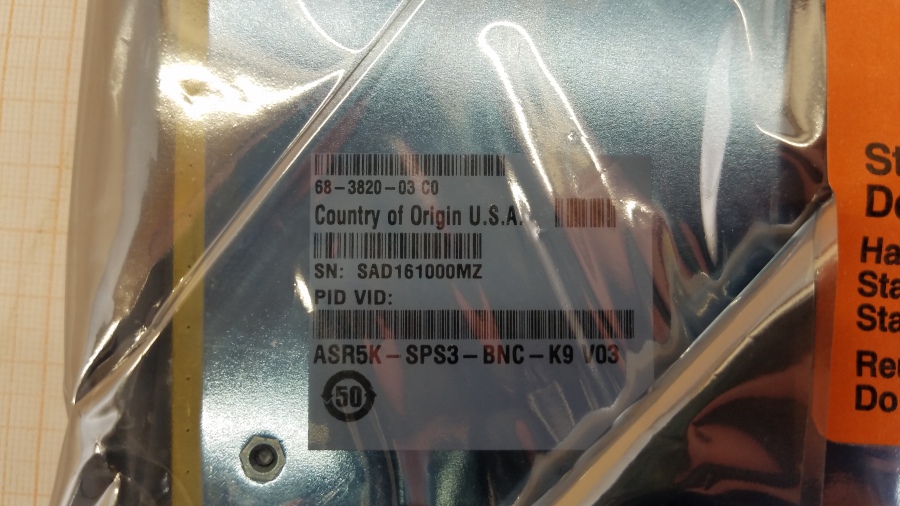 197-002-001 Линейная карта для коммутаторов CISCO Switch Processor I/O Stratum 3 ASR5K-SPS3-BNC-K9 #5