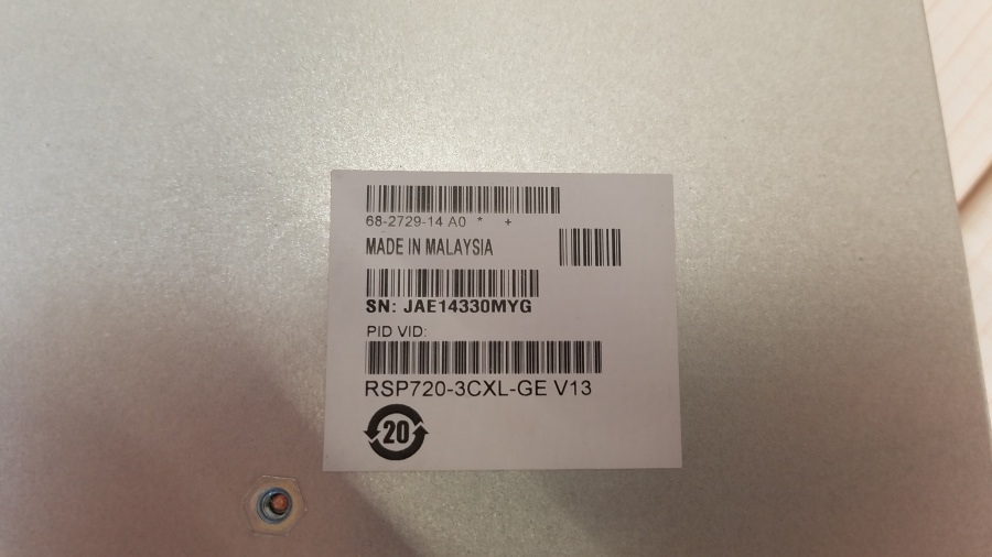 197-010-001 Процессорный модуль для коммутаторов CISCO RSP720-3CXL-GE #6