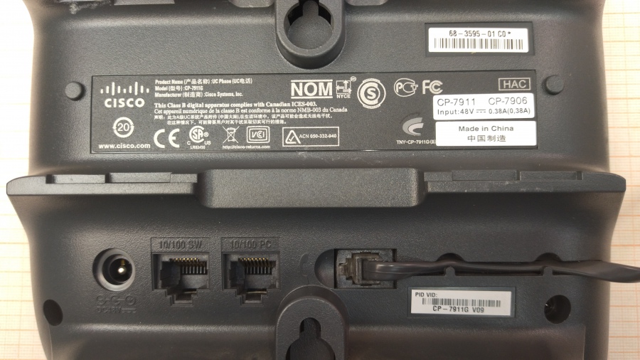 198-077-001 Телефон VoIP CISCO CP-7911G #10