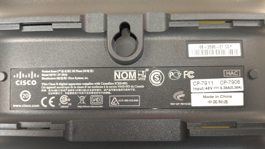 198-077-002 Телефон VoIP CISCO CP-7911G #10