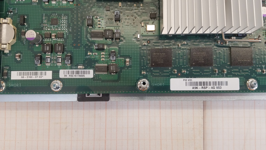 197-012-001 Процессорный модуль для коммутаторов CISCO A9K-RSP-4G #6