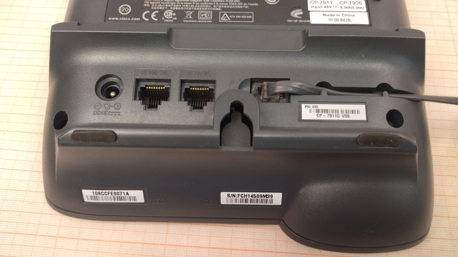 198-077-009 Телефон VoIP CISCO CP-7911G #9