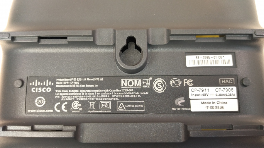 198-077-009 Телефон VoIP CISCO CP-7911G #10