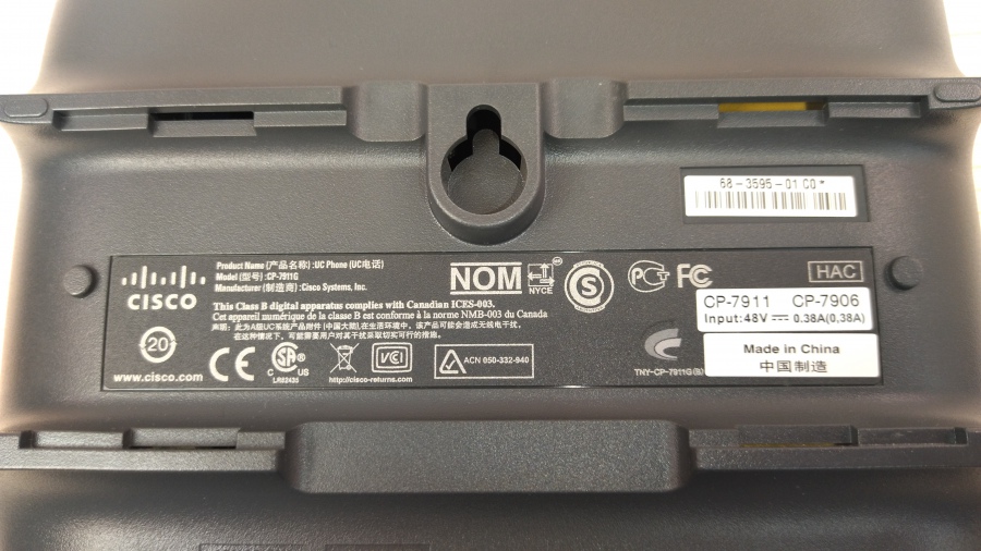 198-077-010 Телефон VoIP CISCO CP-7911G #10