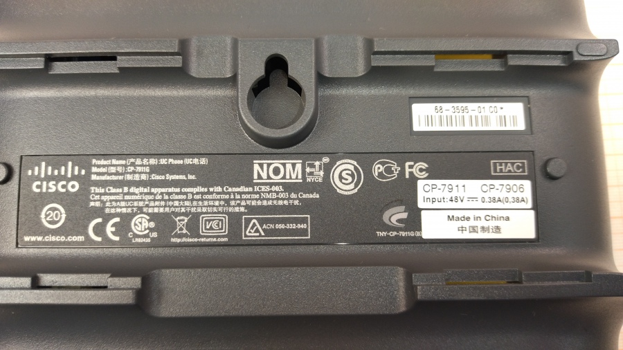 198-077-013 Телефон VoIP CISCO CP-7911G #8