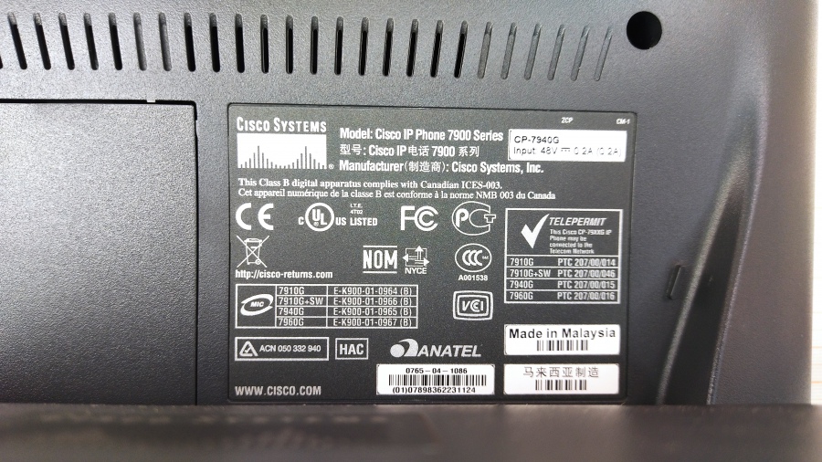 198-078-001 Телефон VoIP CISCO CP-7940G #8