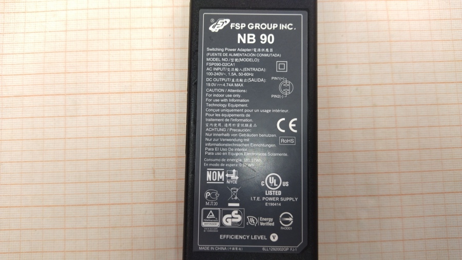 197-016-001 БП для ноутбука FSP FSP090-D2CA1 #4