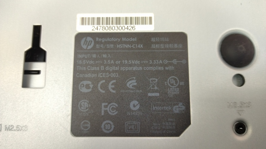 111-033-001 Репликатор портов HP HSTNN-C14X #11