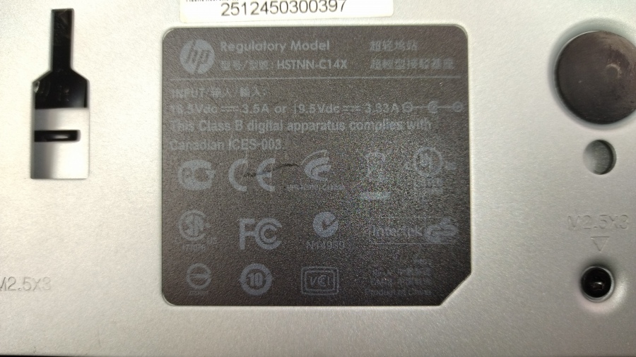 111-033-002 Репликатор портов HP HSTNN-C14X #11