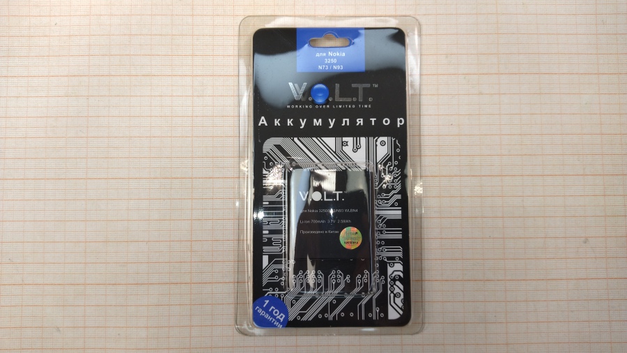 165-295-001 АКБ W.O.L.T. WLBN4 #1