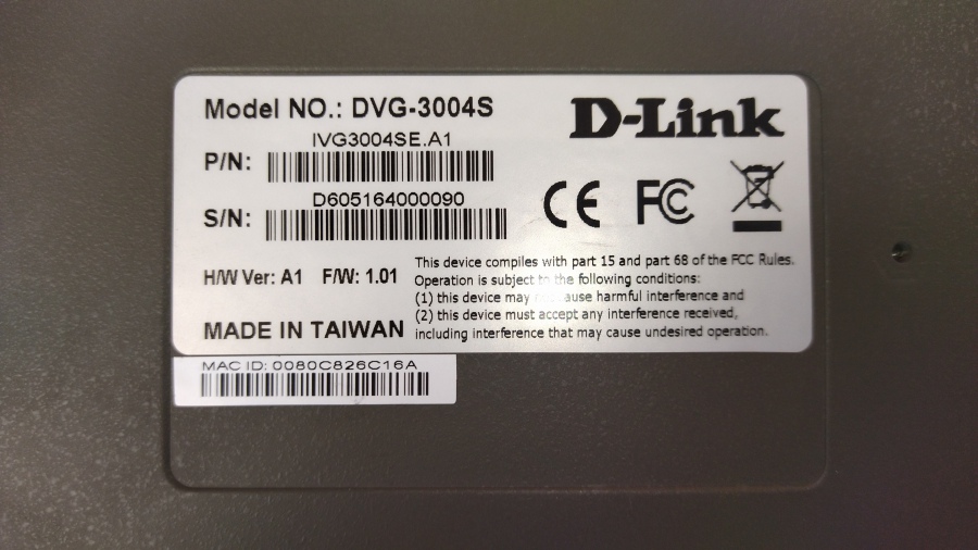 173-165-001 Шлюз VoIP D-LINK DVG-3004S #10