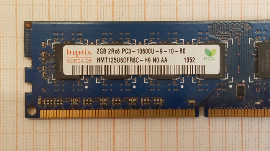 173-168-001 DDR3 1333/1600 DIMM HYNIX HMT125U6DFR8C-H9 #2