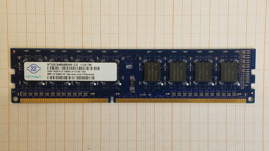 173-169-001 DDR3 1333/1600 DIMM NANYA NT2GC64B88B0NF-CG #1