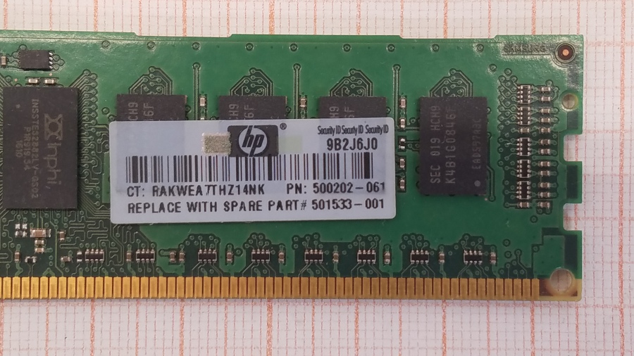 173-170-001 DDR3 RDIMM ECC REG HP 500202-061 #3