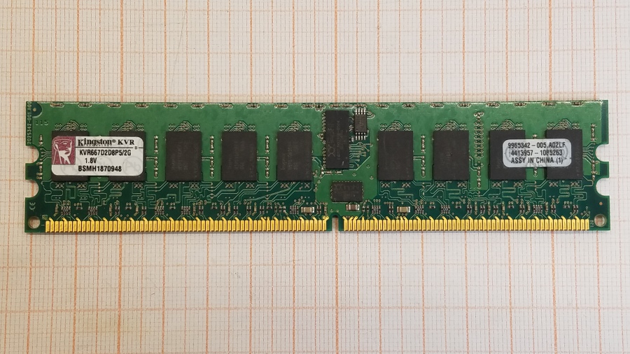 173-172-002 DDR2 DIMM ECC REG KINGSTON KVR667D2D8P5/2G #1