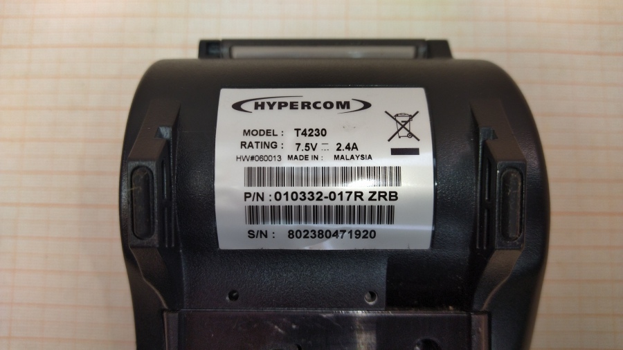 111-037-003 Платежный терминал HYPERCOM Optimum T4230 #7