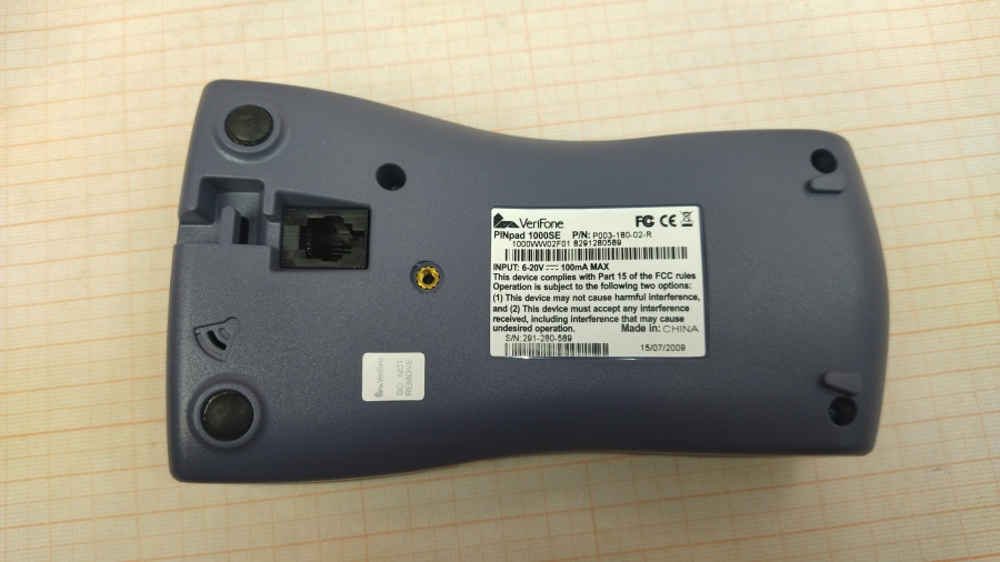 111-038-001 Пин пад VERIFONE PINpad 1000SE #4