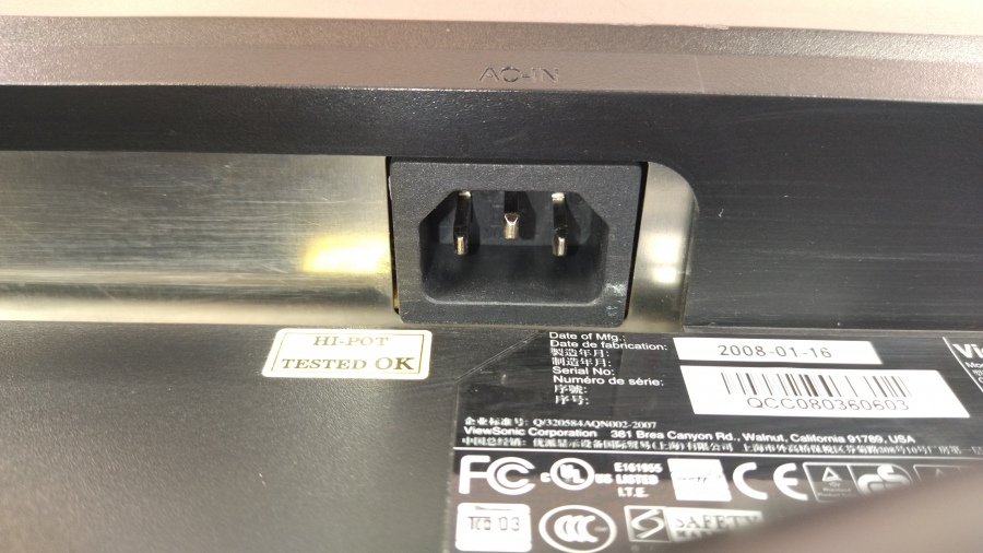 199-003-001 Монитор ЖК VIEWSONIC VG2030WM #8