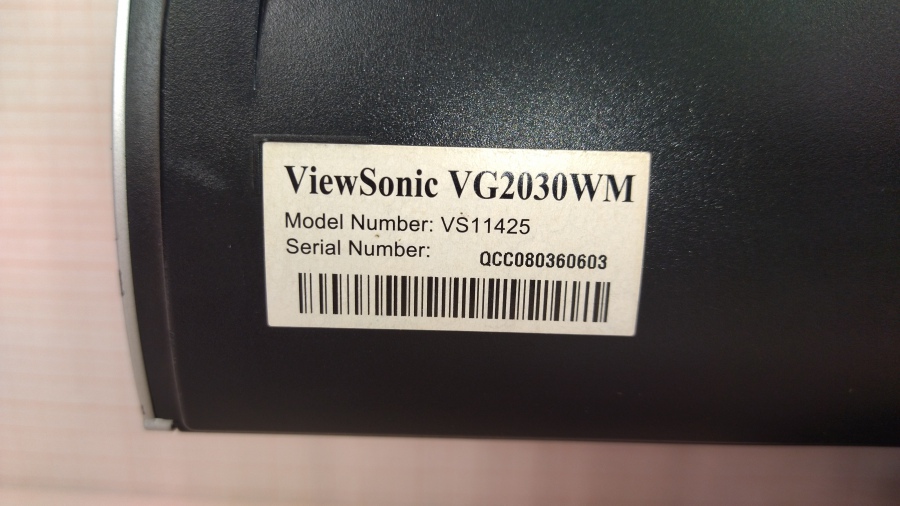 199-003-001 Монитор ЖК VIEWSONIC VG2030WM #10
