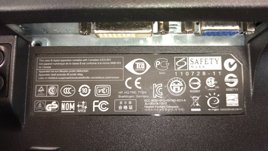 199-001-006 Монитор ЖК HP COMPAQ LE2002x #9