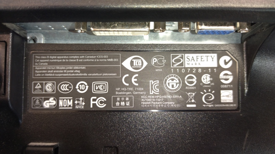 199-001-007 Монитор ЖК HP COMPAQ LE2002x #9