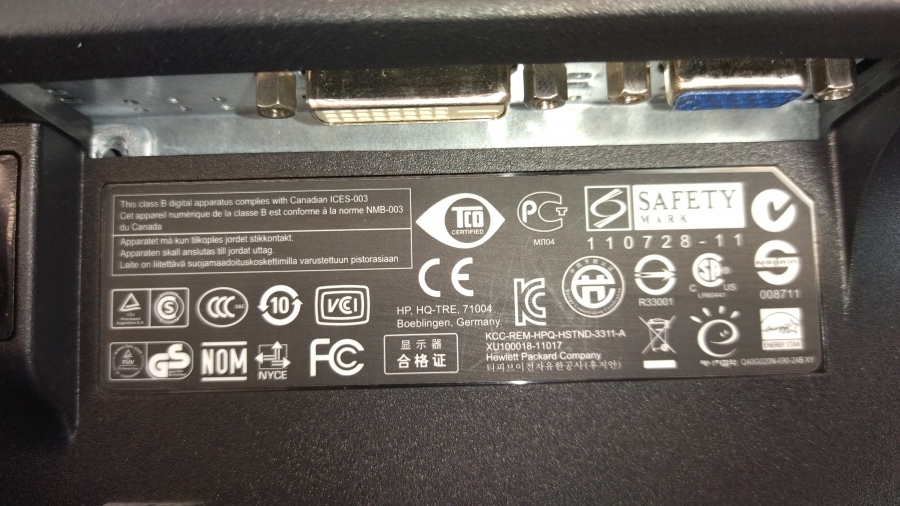 199-001-008 Монитор ЖК HP COMPAQ LE2002x #9