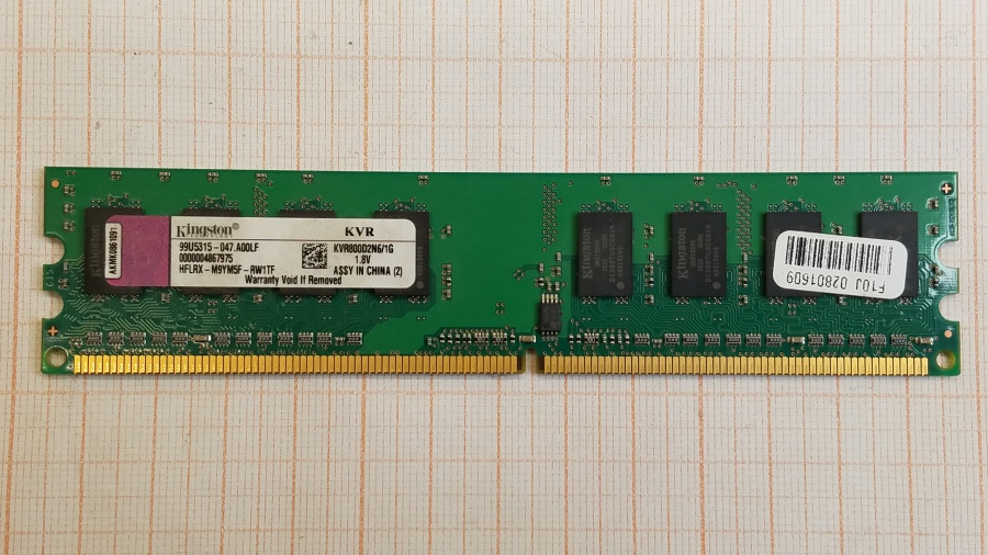 199-024-001 DDR2 DIMM KINGSTON KVR800D2N6/1G #1