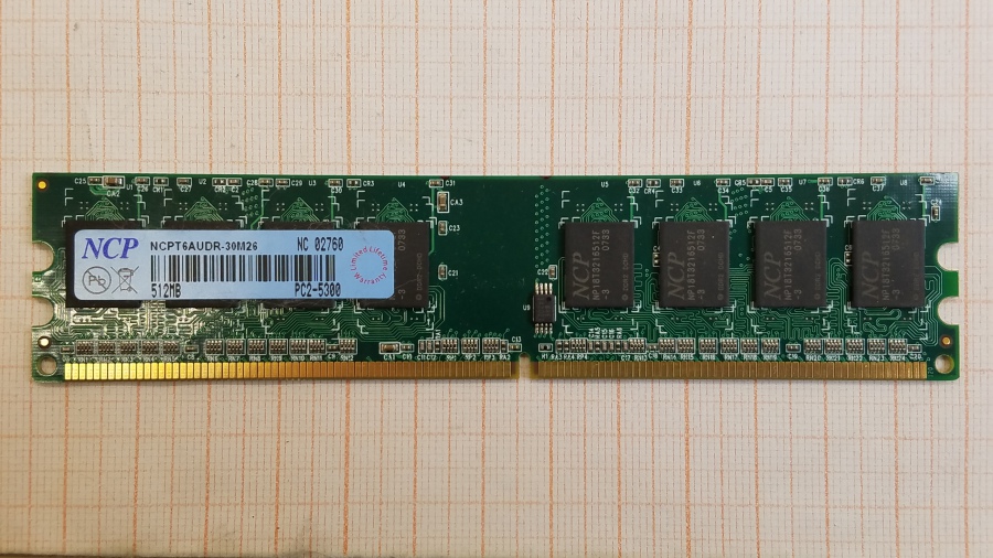 199-025-001 DDR2 DIMM NCP NCPT6AUDR-30M26 #1
