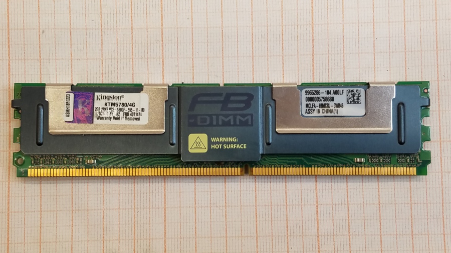 194-034-001 DDR2 FB-DIMM KINGSTON KTM5780/4G #1