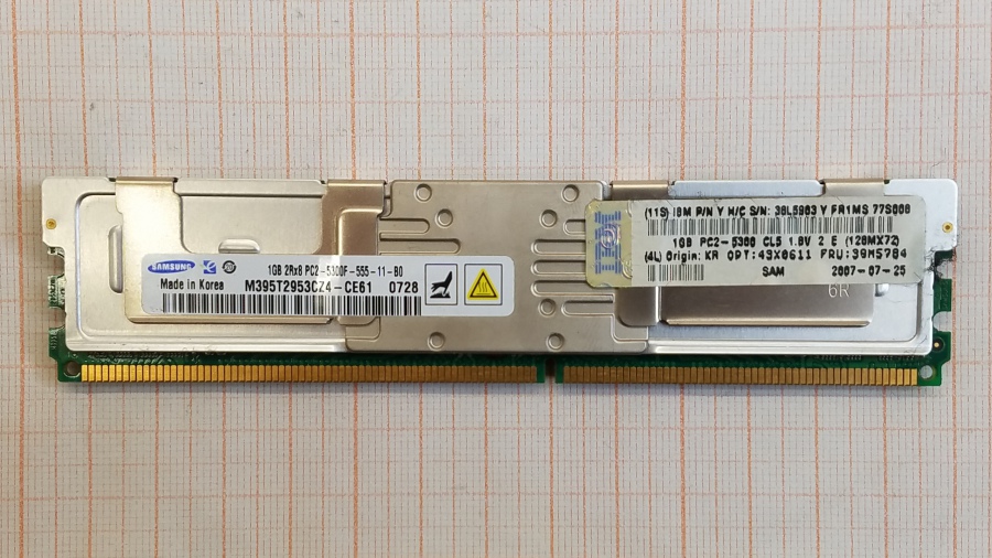 194-035-002 DDR2 FB-DIMM IBM 39M5784 #1