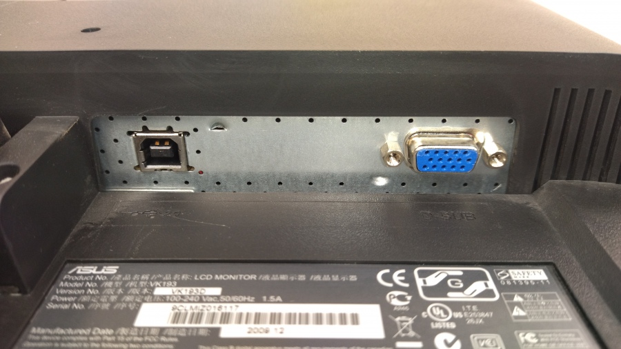 199-031-002 Монитор ЖК ASUS VK193D #7