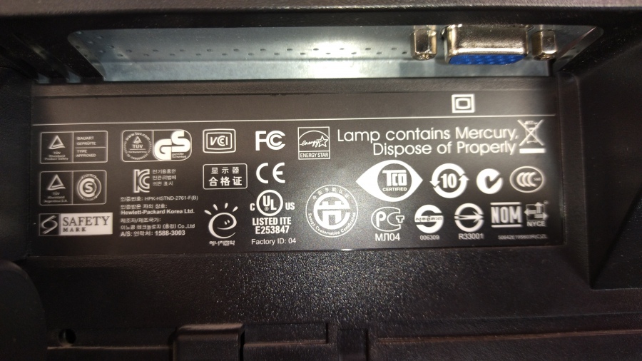 199-004-024 Монитор ЖК HP LE1901w #9