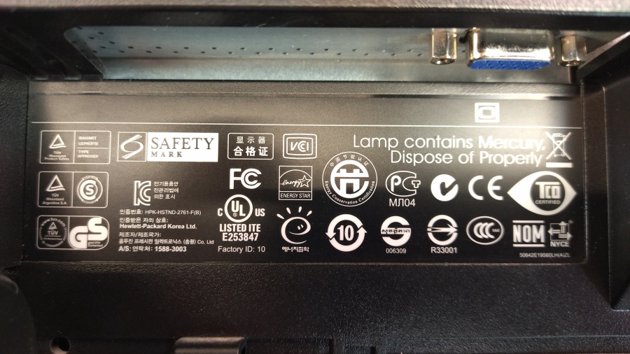 199-004-026 Монитор ЖК HP LE1901w #9