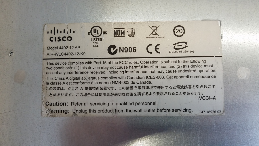 173-173-002 Контроллер Fibre Channel CISCO AIR-WLC4402-12-K9 #11