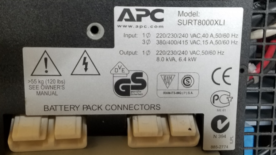 194-039-004 Источник бесперебойного питания APC Smart-UPS RT 8000 VA #6