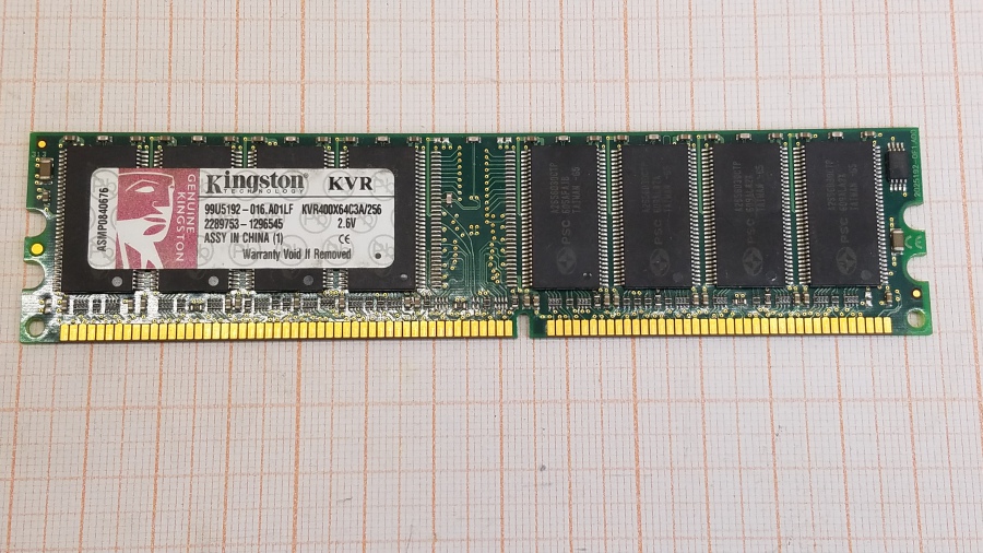 198-085-001 DDR1 DIMM KINGSTON KVR400X64C3A/256 #1